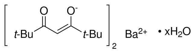 Bis(2,2,6,6-tetramethyl- 3,5-heptanedionato)barium hydrate Chemical Structure